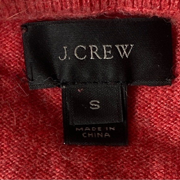 J. Crew Men’s Sweater S Cotton Blend Raglan Crew Neck Pullover Long Sleeve - Picture 4 of 15